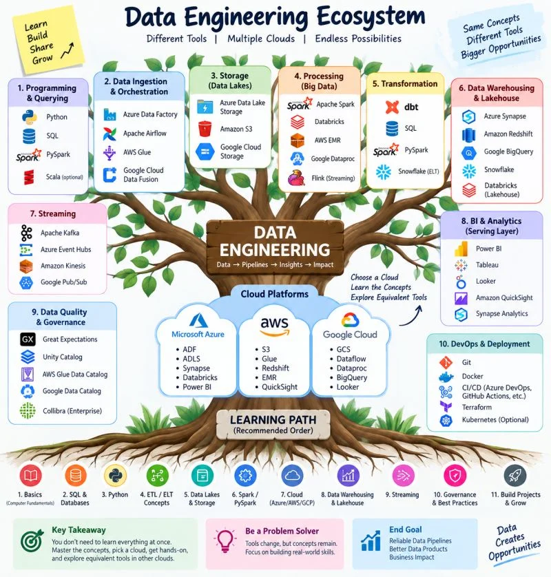 Data Engineering is bigger than just one tool
