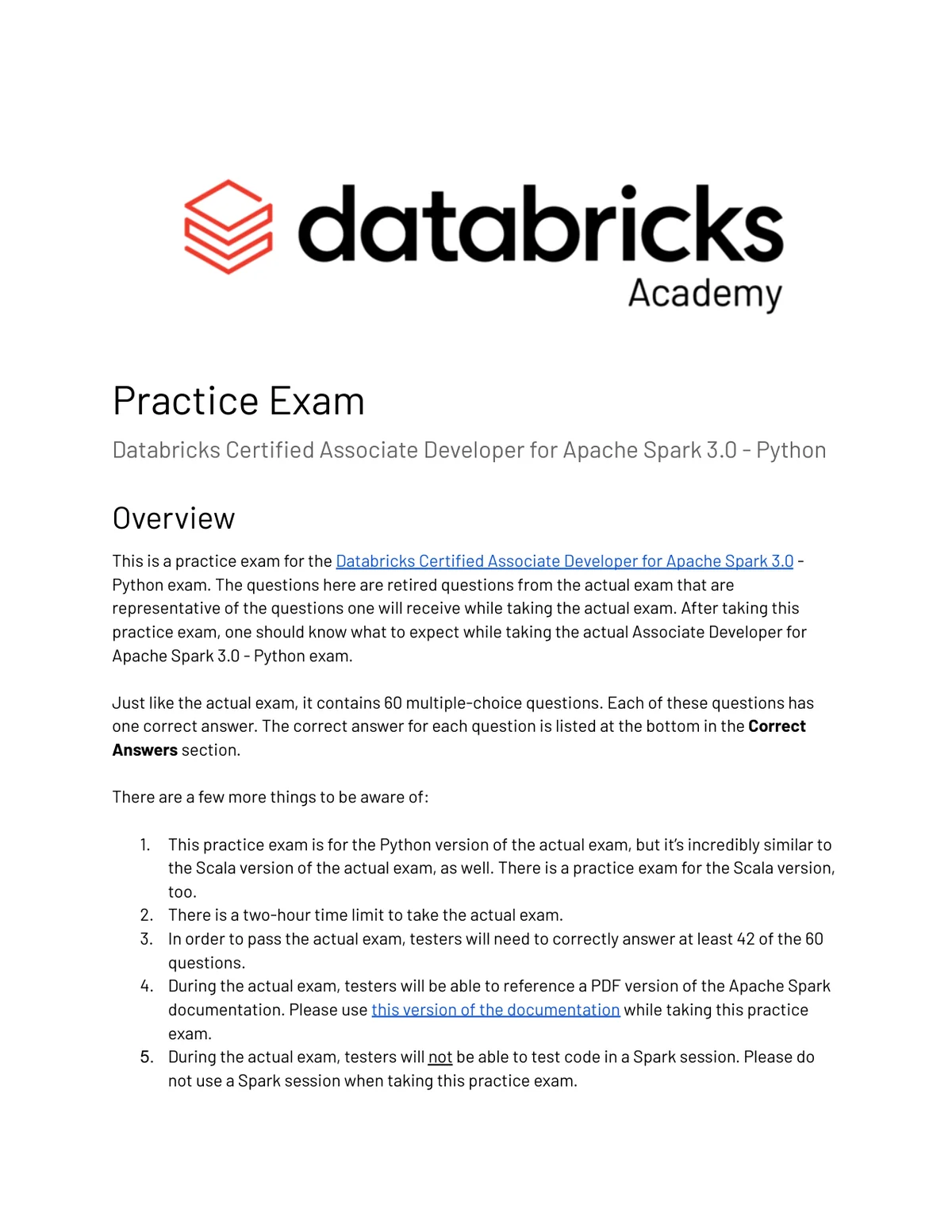 Sample Question - Databricks Certified Assoicate Developer.pdf
